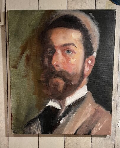 John Singer Sargent portrait van Dea Tempesta, Schilderij te koop op Singulart