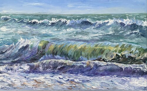 Awakening tide di Lena Dil, Pittura in vendita su Singulart