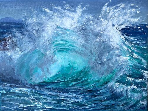 Portal to the ocean von Lena Dil, Malerei kaufen auf Singulart