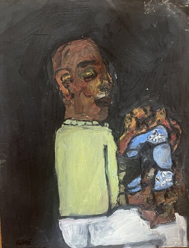 Joueur de PlayStation 5 . von Aimé Cesanges, Malerei kaufen auf Singulart