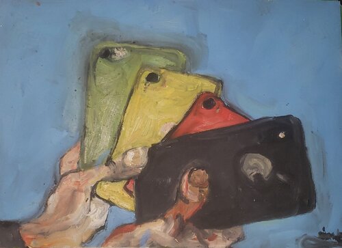 IPhones van Aimé Cesanges, Schilderij te koop op Singulart