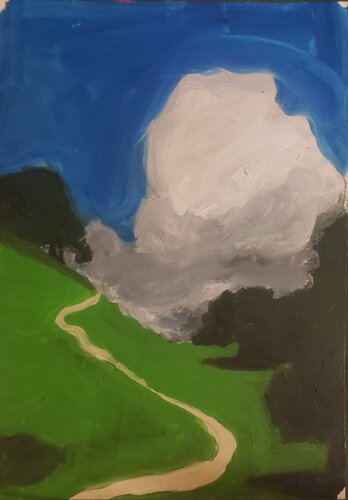 Lisière de forêt von Aimé Cesanges, Malerei kaufen auf Singulart