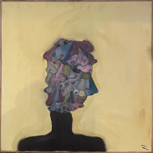 Monsieur nez by Aimé Cesanges, Painting for Sale on Singulart