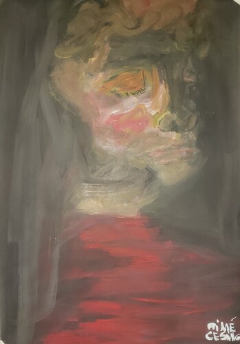 Le visage de la perte de Aimé Cesanges, Obra en papel a la venta en Singulart