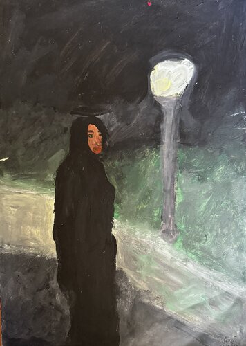 Au beau milieu d’une résidence de Aimé Cesanges, Pintura a la venta en Singulart