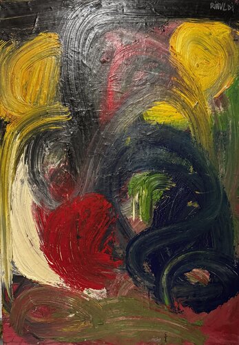 Abstraction by Aimé Cesanges, Painting for Sale on Singulart