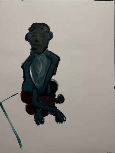 Enfant jouant by Aimé Cesanges, 회화 for Sale on Singulart