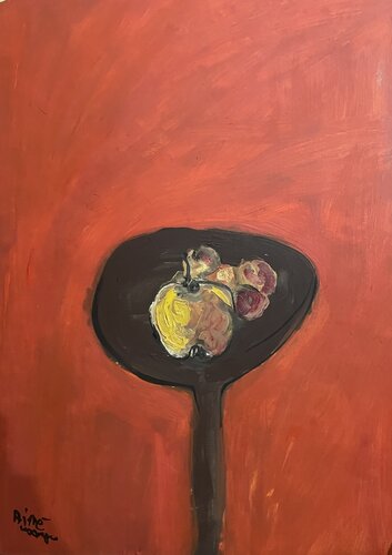 Nature morte à la table num•2 de Aimé Cesanges, Pintura a la venta en Singulart