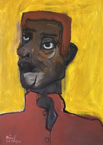 Portrait 2 par Aimé Cesanges, Peinture en vente sur Singulart