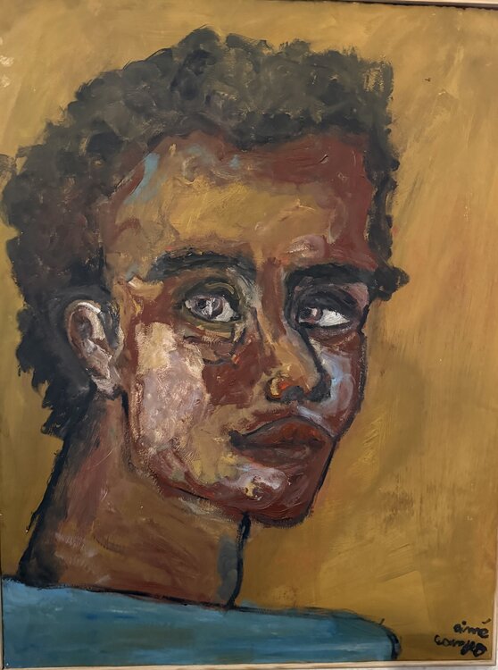 Autoportrait à 21 ans Aimé Cesanges