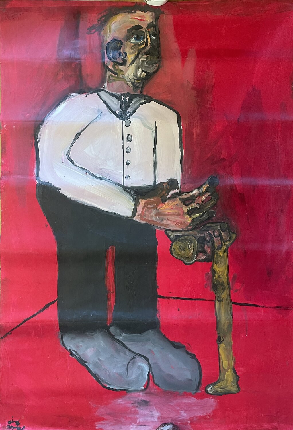 Portrait du maître Aimé Cesanges