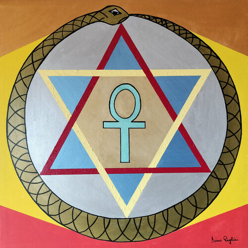 Uroboro di Dino Puglisi, Pittura in vendita su Singulart