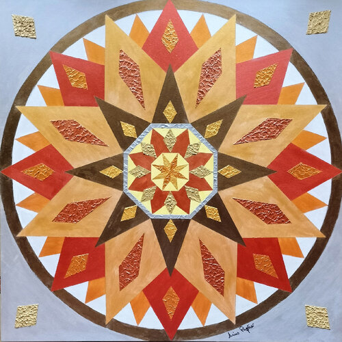 Rosa dei venti "Felicita" di Dino Puglisi, Pittura in vendita su Singulart