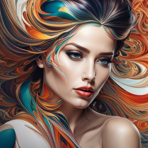 Wistful beauty di Bernard Jarman, Digitale in vendita su Singulart