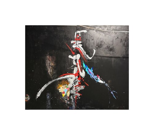 dyptique - " La grâce" von olivier TOMA, Malerei kaufen auf Singulart