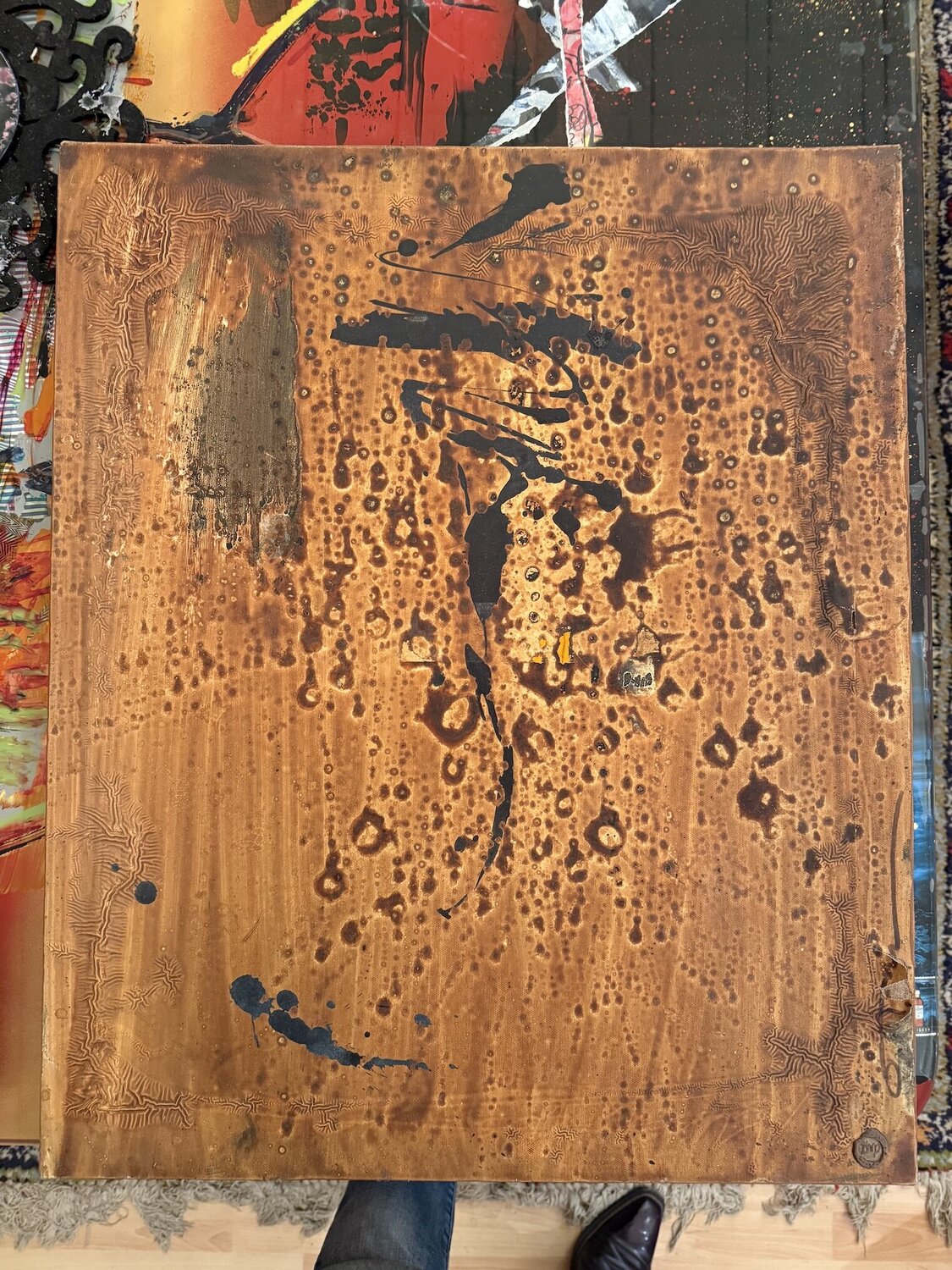 L’oeuvre du geste olivier TOMA Original painting for sale