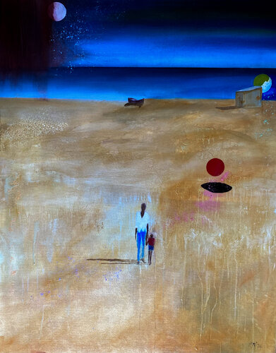 Le lune di YŪREI, Pittura in vendita su Singulart