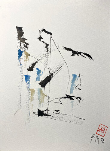 Gabbiano by YŪREI, Work on Paper for Sale on Singulart