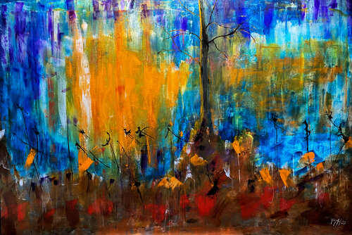 Il suono. Il silenzio. di YŪREI, Pittura in vendita su Singulart