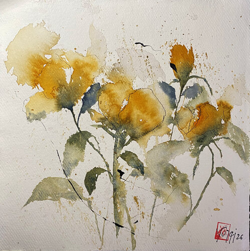 Di  sole by YŪREI, Work on Paper for Sale on Singulart