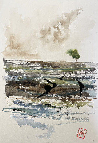 Terra mia di YŪREI, Opera su carta in vendita su Singulart