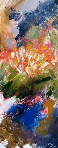 Une fleur by YŪREI, 회화 for Sale on Singulart