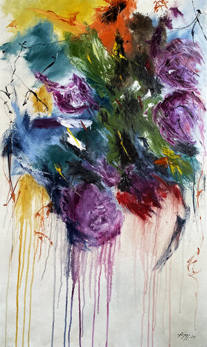 Fiori piangenti par YŪREI, Peinture en vente sur Singulart