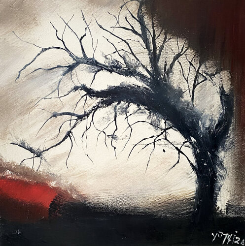 Un albero, una sera by YŪREI, Painting for Sale on Singulart