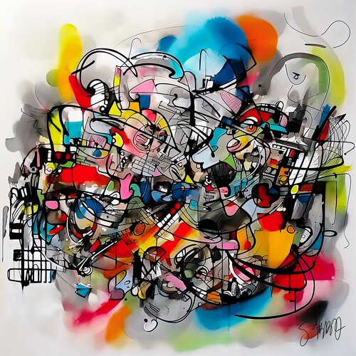 frenesia in citta #2 by simone ibba, Digital for Sale on Singulart