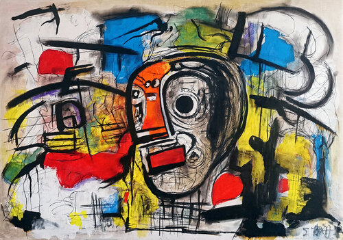 L'innamorato van simone ibba, Schilderij te koop op Singulart