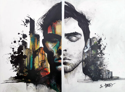 Dissociativo van simone ibba, Schilderij te koop op Singulart