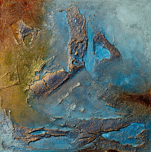 Blaue Eleganz von Fortuna Per, Malerei kaufen auf Singulart