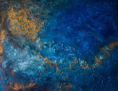 Supercluster – Abstrakte Kosmoskunst Fortuna Per