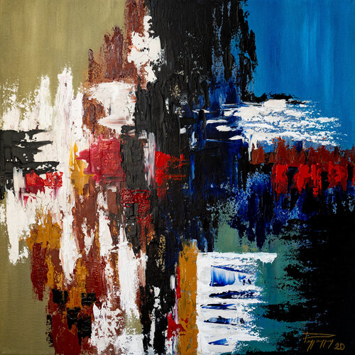 Farbenrausch der Nacht di Fortuna Per, Pittura in vendita su Singulart