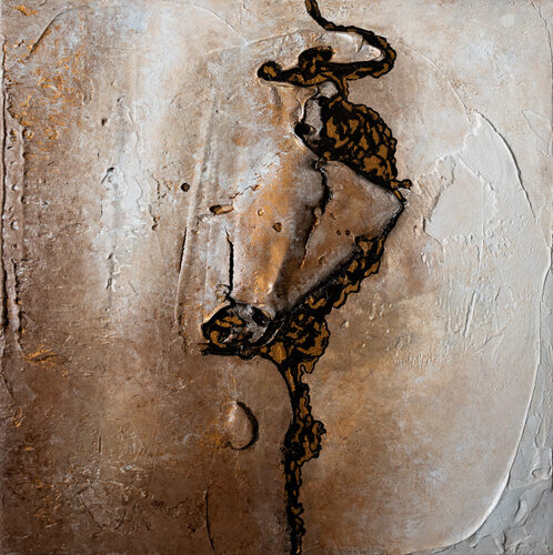 Tanz im warmen Wüstenlicht de Fortuna Per, Pintura a la venta en Singulart