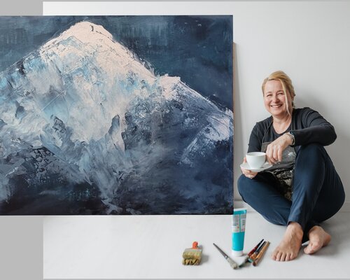 Bergwelten van Manuela Eibensteiner, Schilderij te koop op Singulart