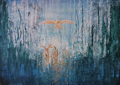 Zauberwald by Manuela Eibensteiner, Painting for Sale on Singulart