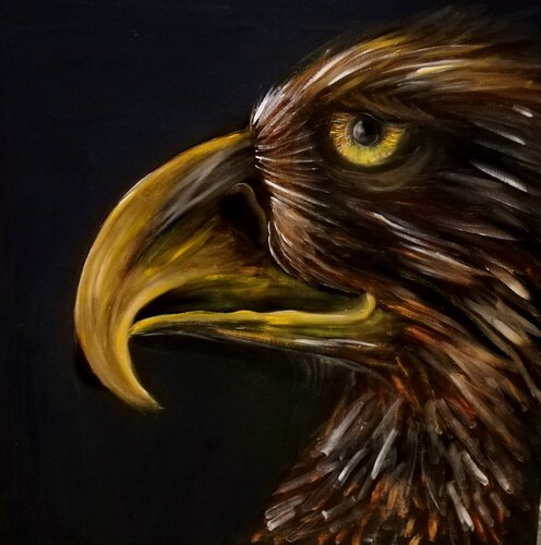 Adlerblick by Manuela Eibensteiner, Painting for Sale on Singulart