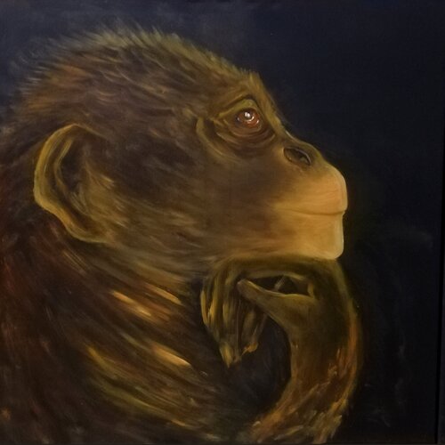 Was denkst du by Manuela Eibensteiner, Painting for Sale on Singulart