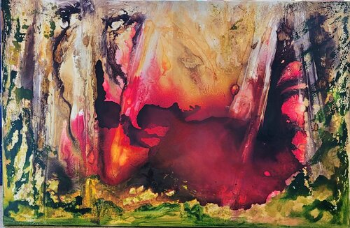 Tanz der Farben von Manuela Eibensteiner, Malerei kaufen auf Singulart