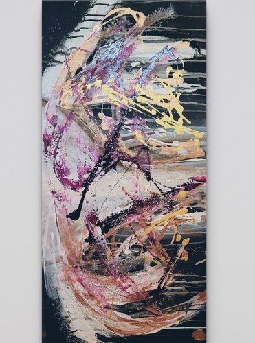 Farbentanz by Manuela Eibensteiner, 油畫 for Sale on Singulart