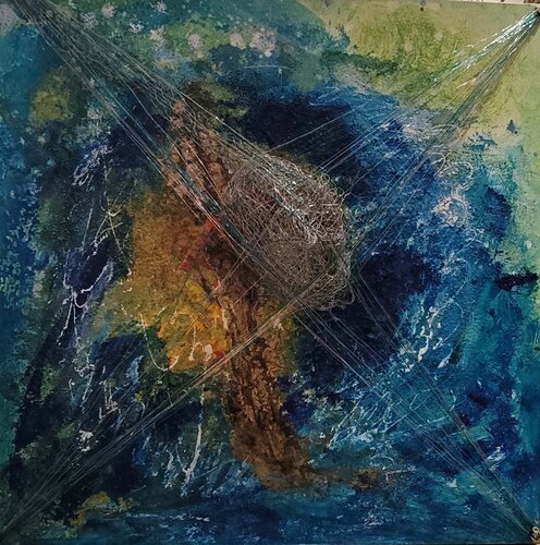 vernetzt by Manuela Eibensteiner, Painting for Sale on Singulart