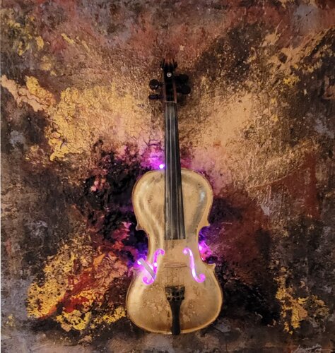 Feuerwerk der Symphonie von Manuela Eibensteiner, Malerei kaufen auf Singulart