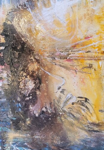 Ins Licht - Glaube von Manuela Eibensteiner, Malerei kaufen auf Singulart