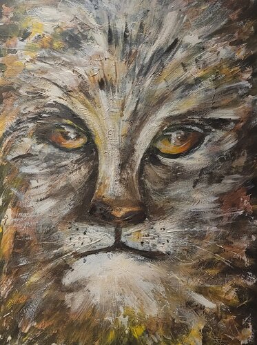 LION von Manuela Eibensteiner, Malerei kaufen auf Singulart