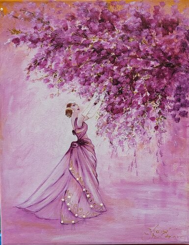 Kirchblüte di Manuela Eibensteiner, Pittura in vendita su Singulart