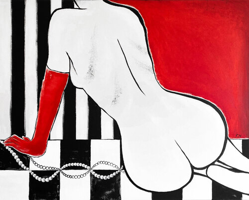 MA CHÈRE par Kristina Mallen, Peinture en vente sur Singulart