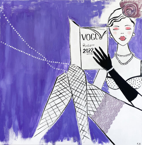 PERI IS VERY TRENDY van Kristina Mallen, Schilderij te koop op Singulart