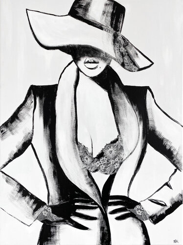 Ornella in Lace von Kristina Mallen, Malerei kaufen auf Singulart