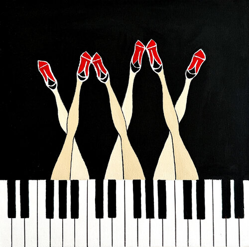 Divas de Jazz #3 von Kristina Mallen, Malerei kaufen auf Singulart